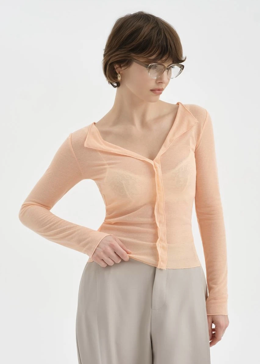 Koton Transparan Bluz