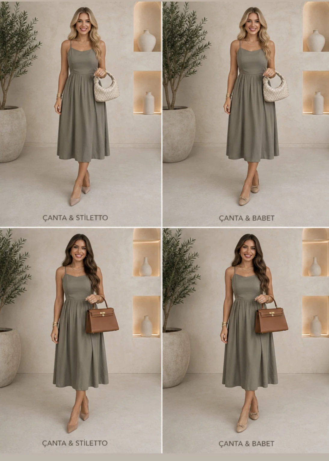 Tencel Dress with Bow on the Back
