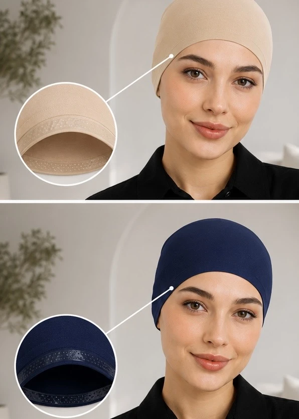 Plain Bonnet with Silicone Front