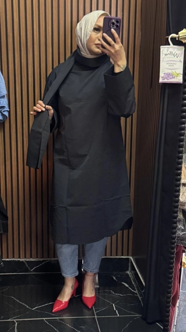 Şal Yaka Tunik - Resim 10