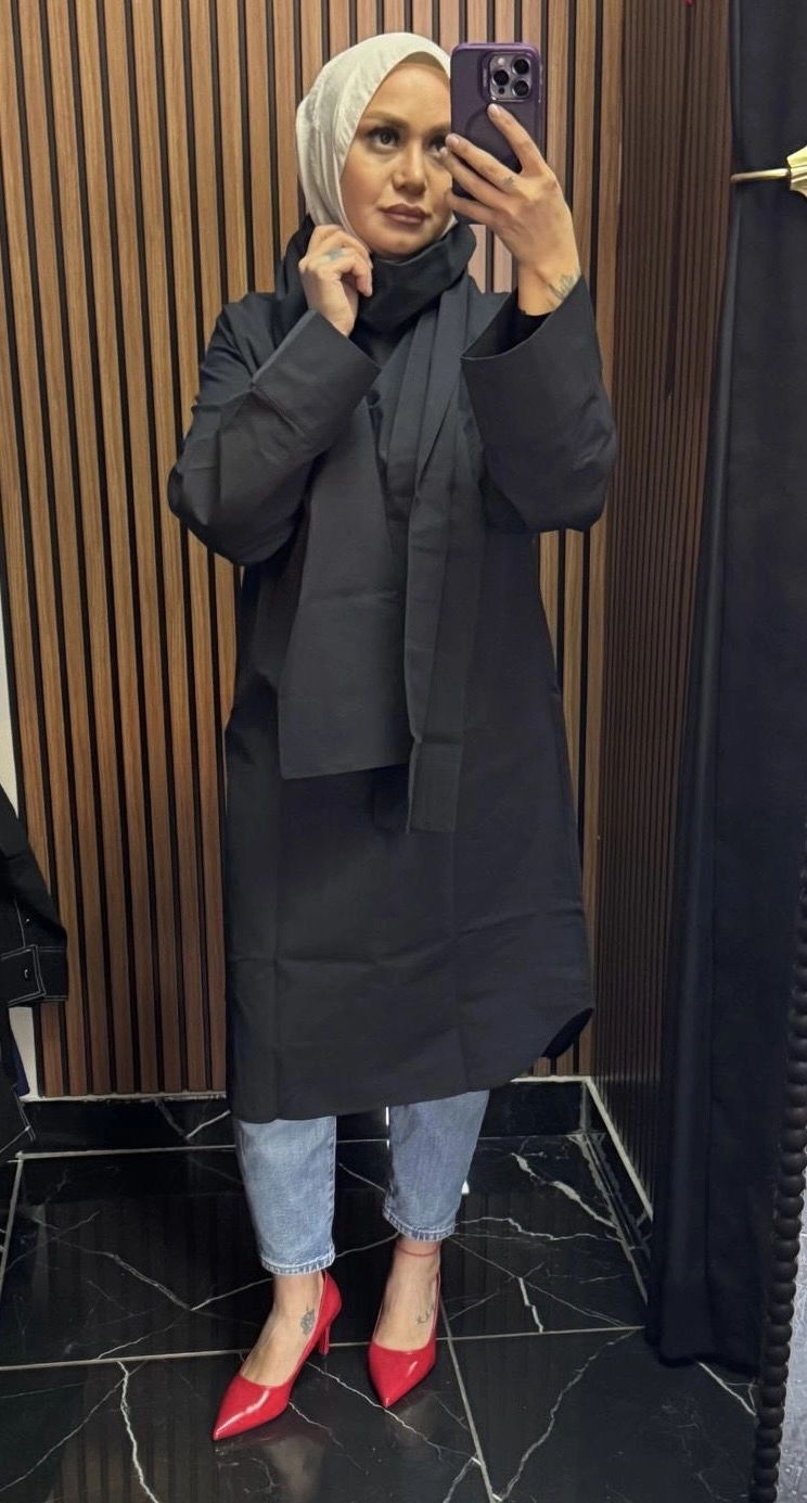 Şal Yaka Tunik - Resim 11