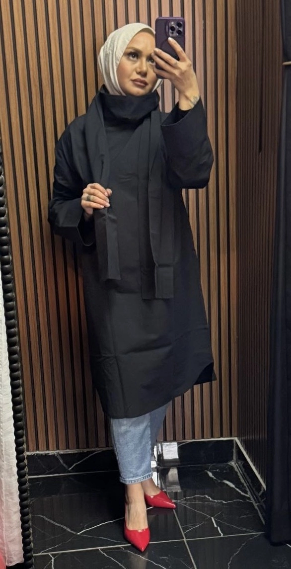 Şal Yaka Tunik - Resim 12