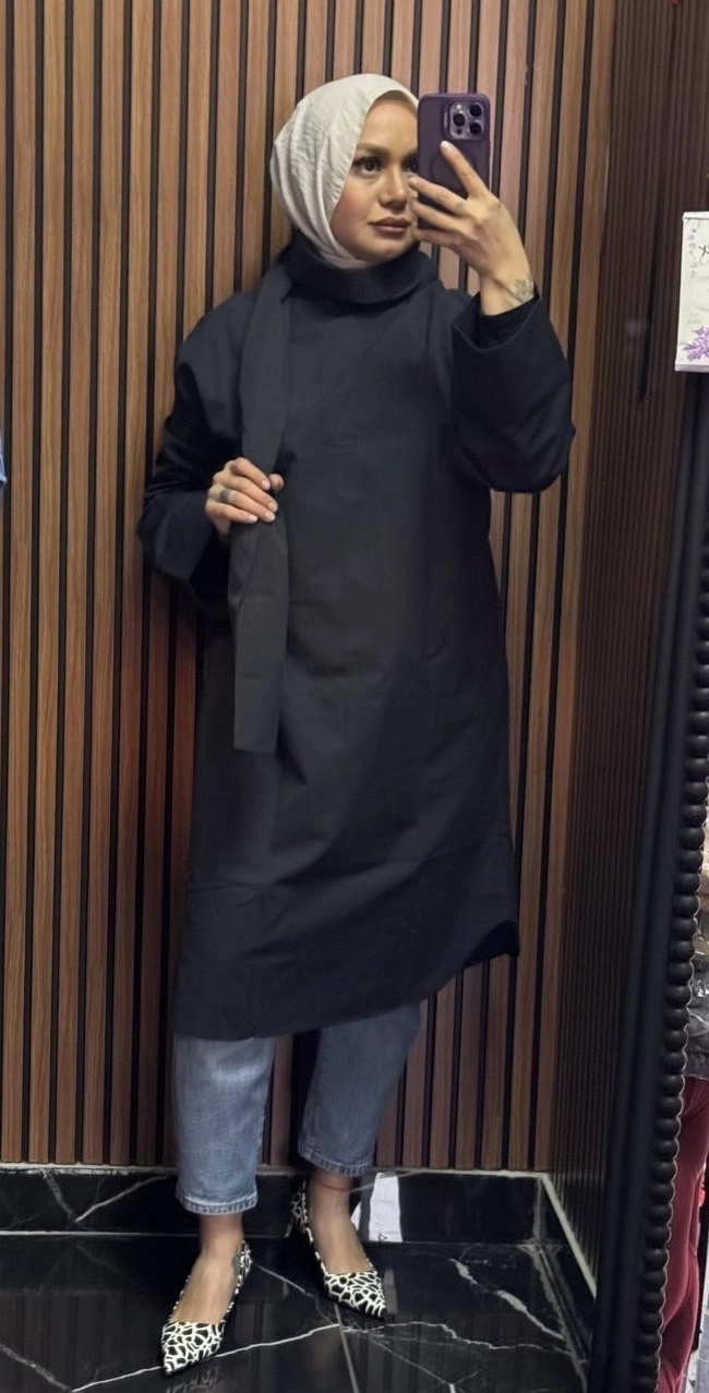 Şal Yaka Tunik - Resim 13
