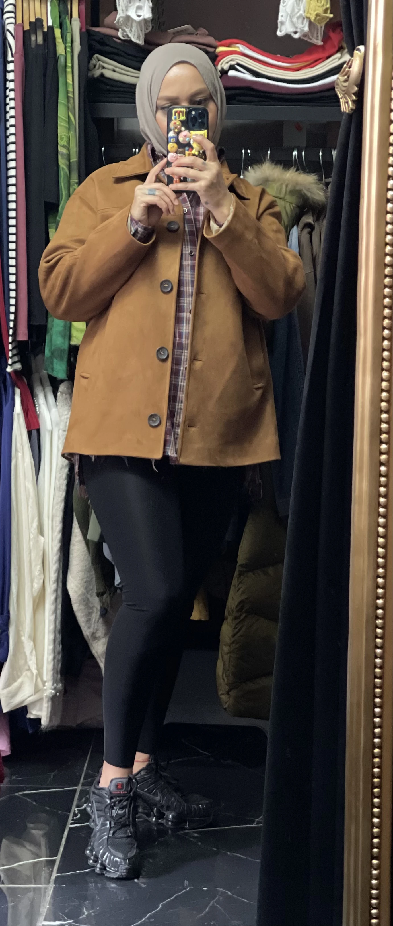 Kısa Yün Kaşe Kaban - Resim 5