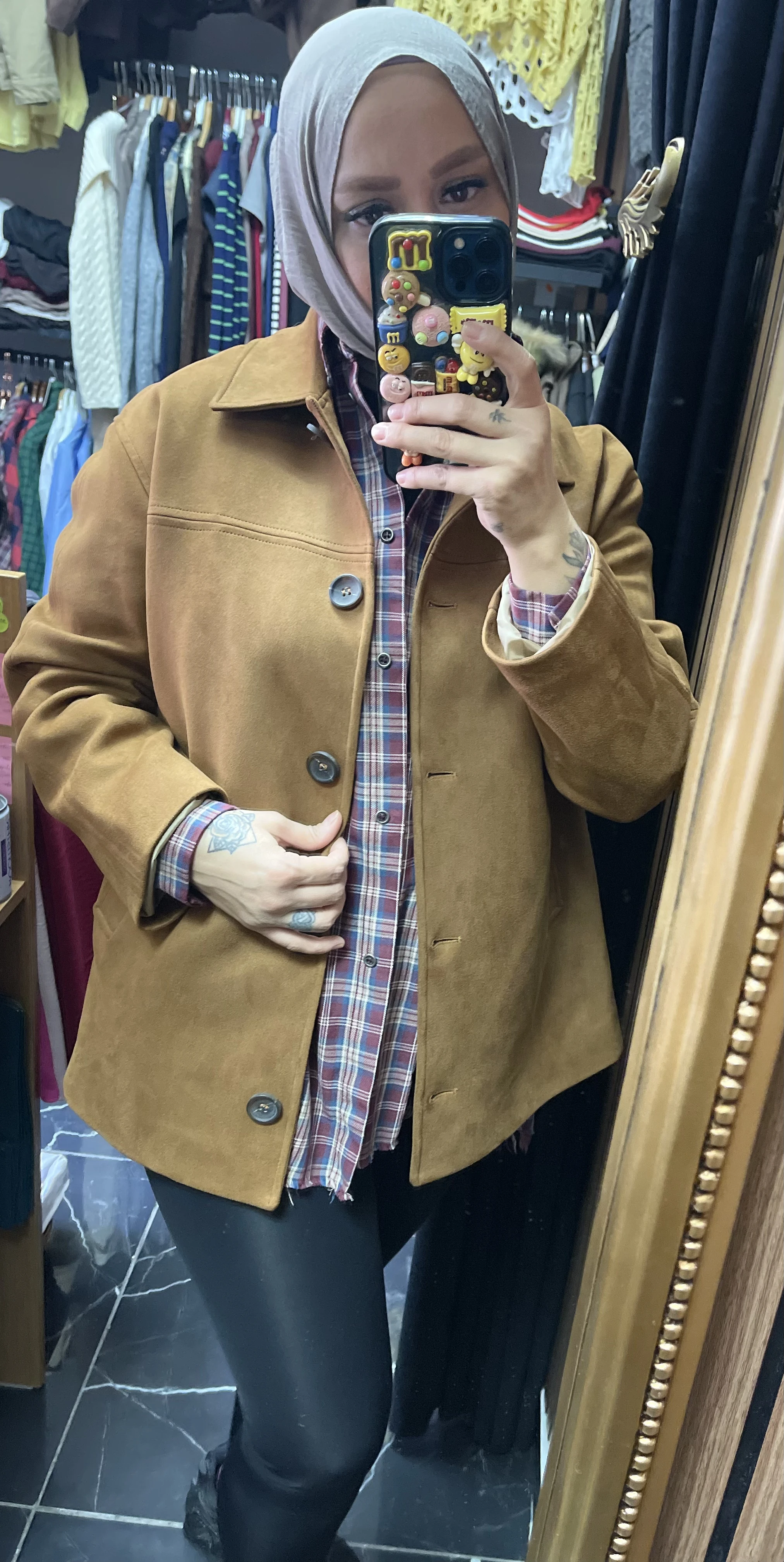 Kısa Yün Kaşe Kaban - Resim 9