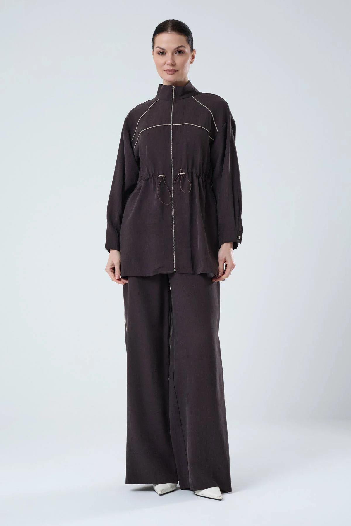 Jupe Şerit Detaylı Pantolon Takım - Resim 7