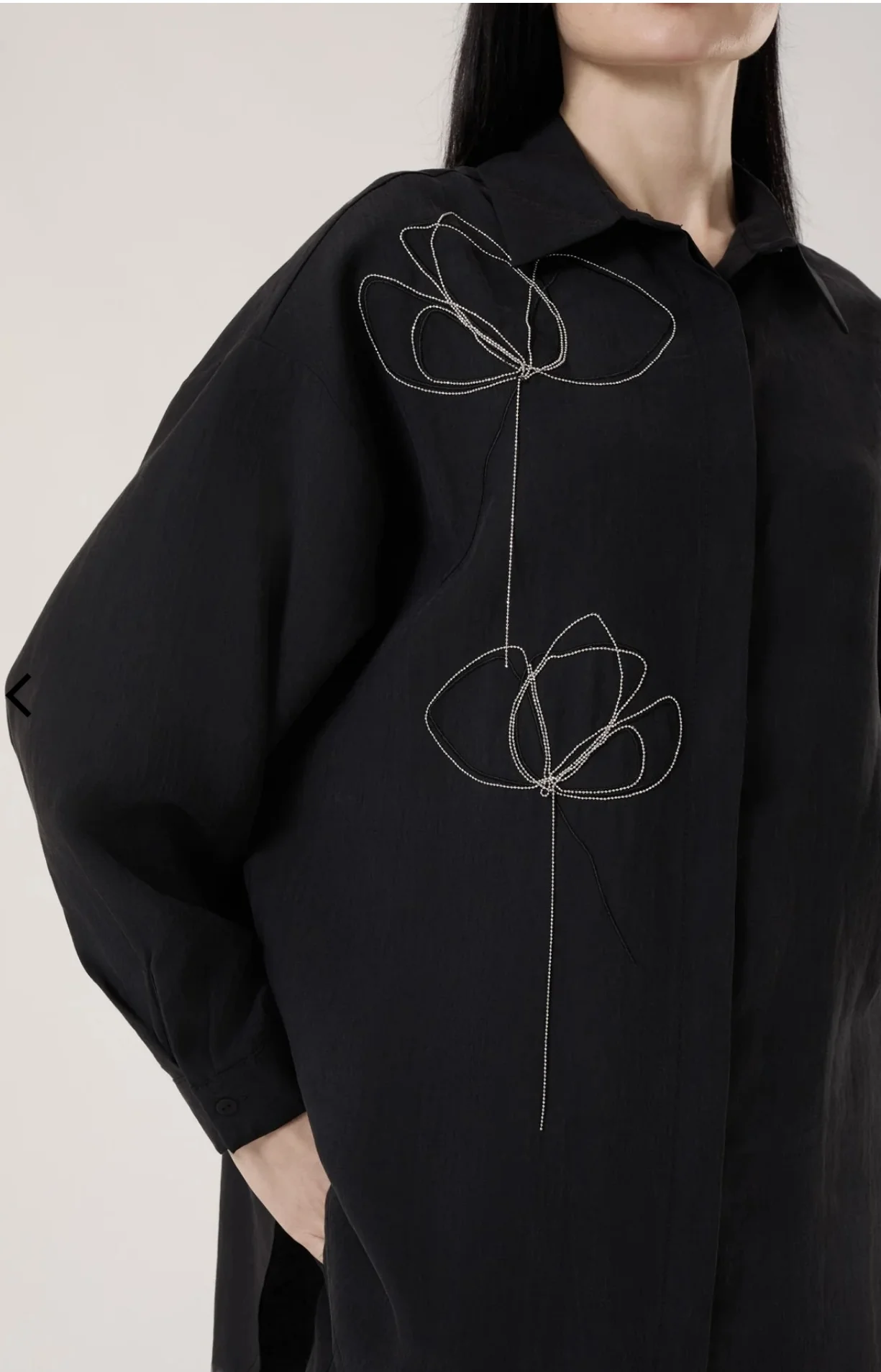 Jupe Yakası İşlemeli Takım - Resim 3