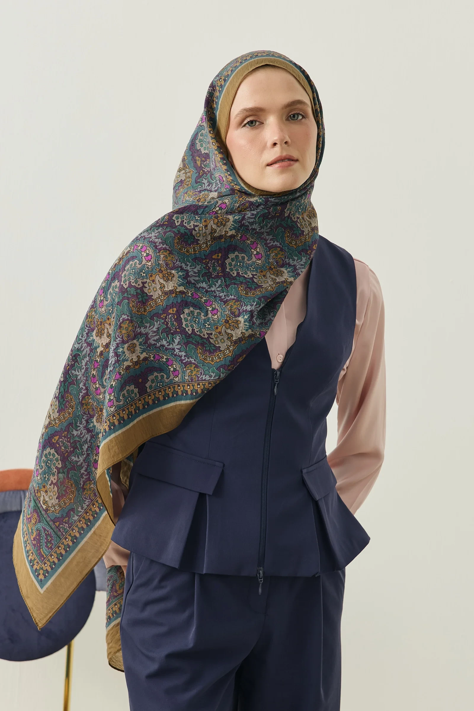 Tencel Desenli Şal - Resim 10