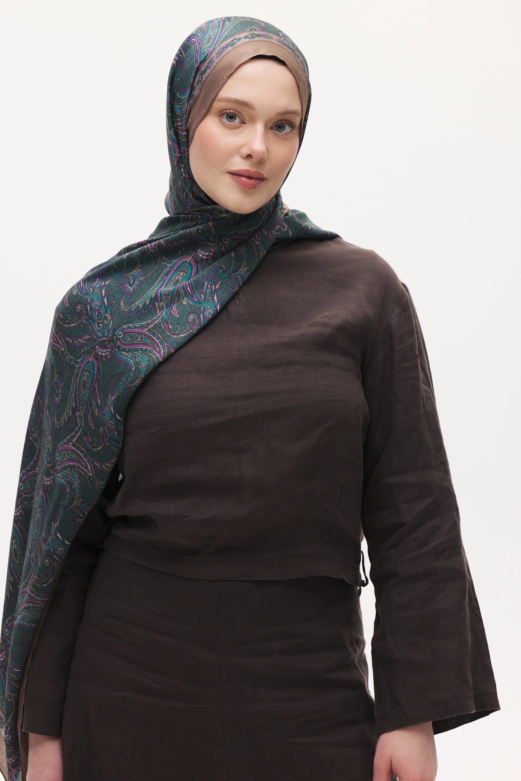 Modal Etnik Desen Şal - Resim 18