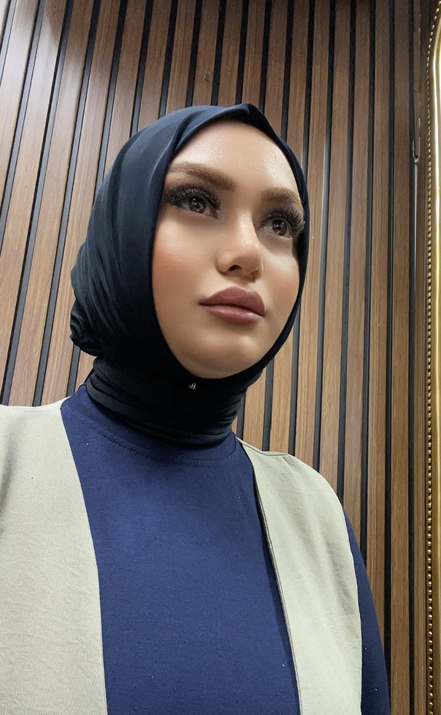 Çıtçıtlı Büzgülü Eşarp - Resim 4