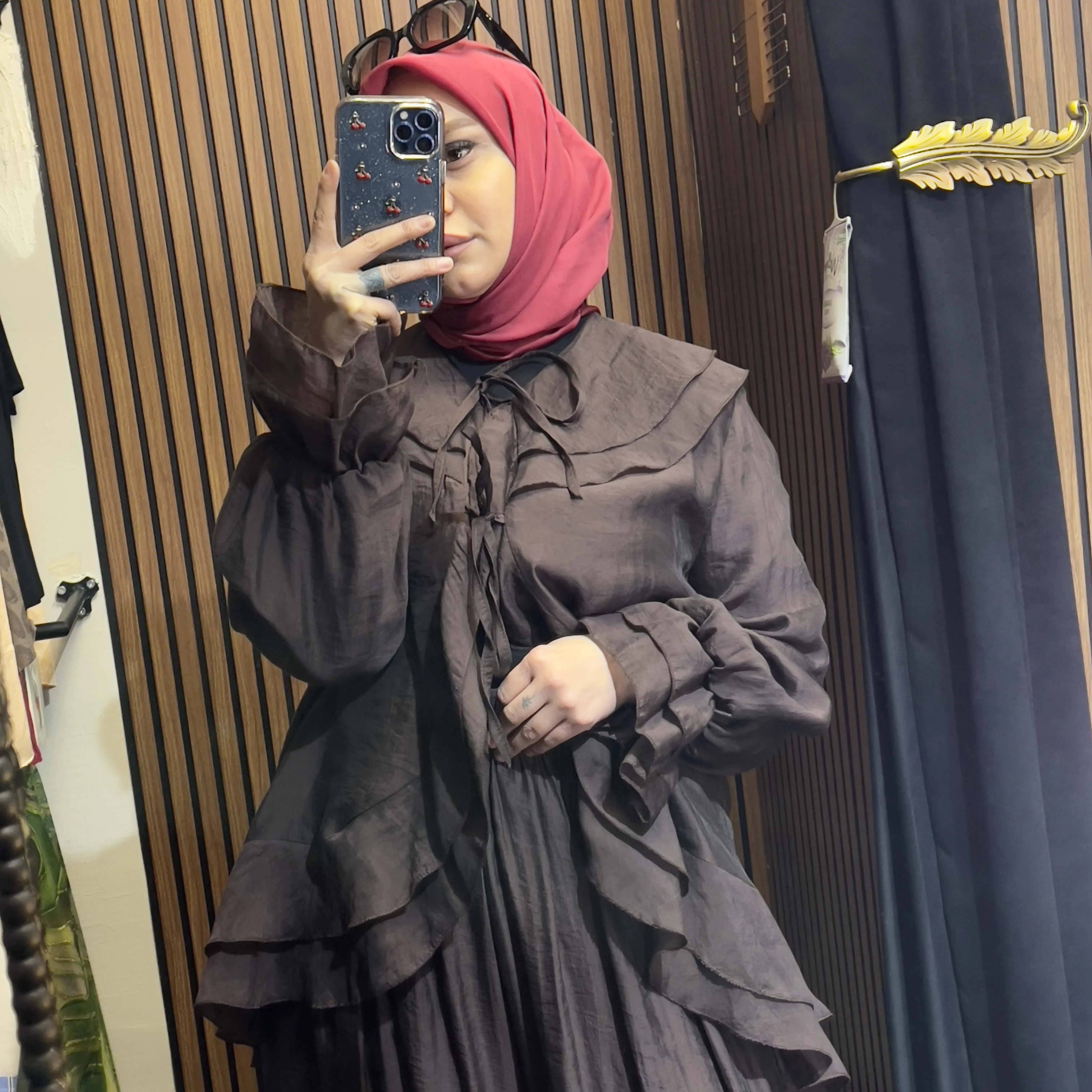 Fırfırlı Bluz Pantolon Takım - Resim 9