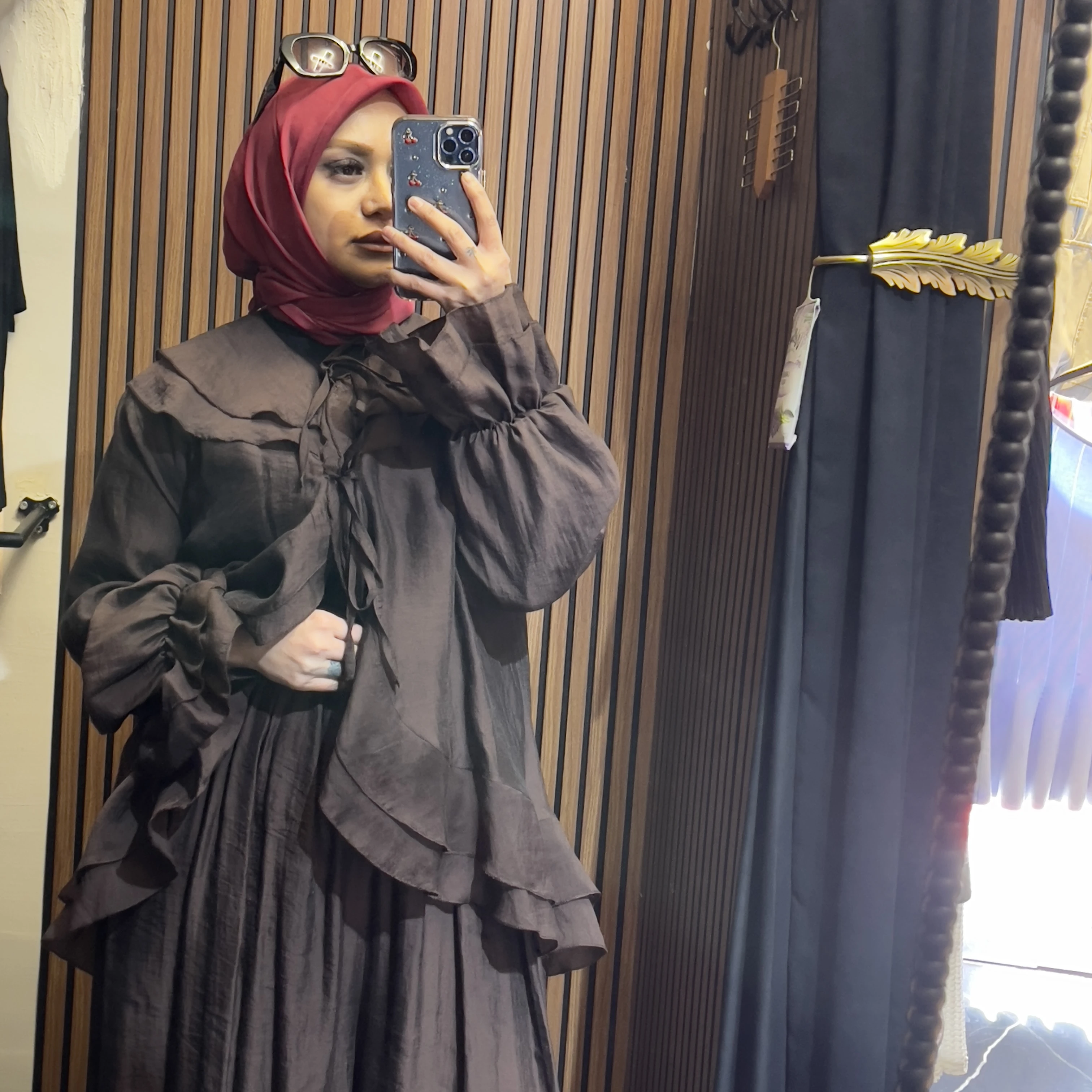 Fırfırlı Bluz Pantolon Takım - Resim 15